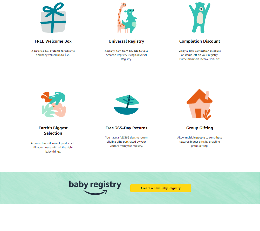 amazon baby registry