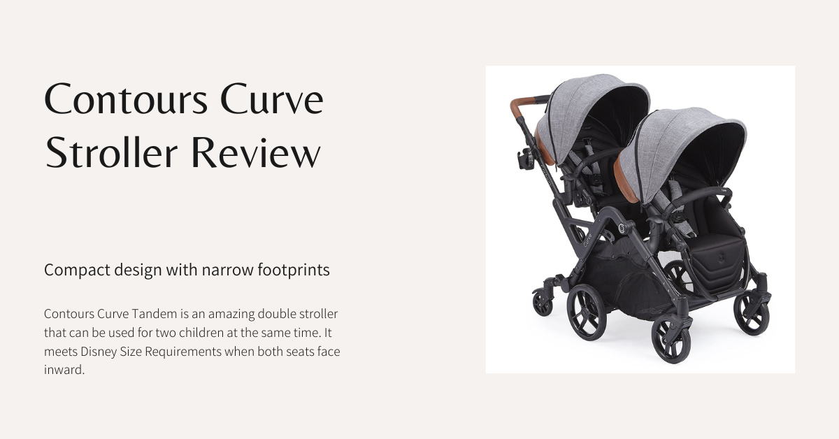 contours curve double stroller